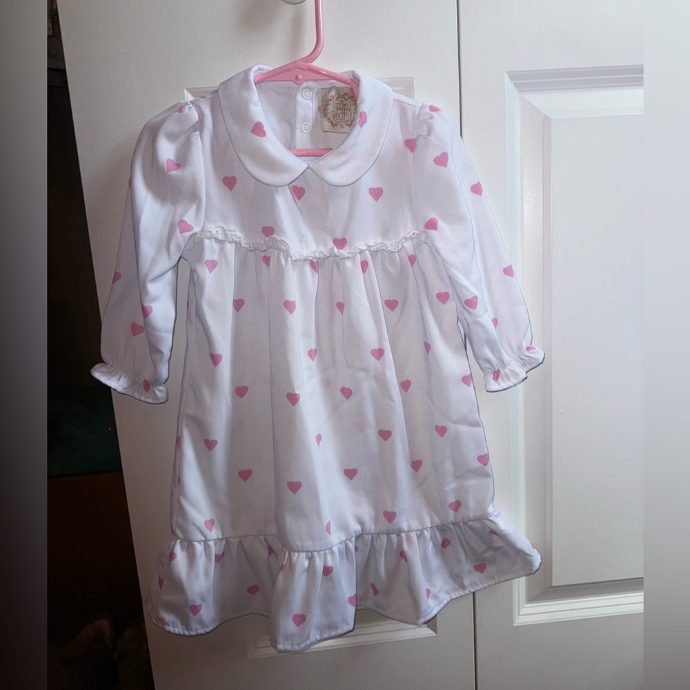 TBBC Hamptons Hot Pink Hearts Goldie Locks Gown